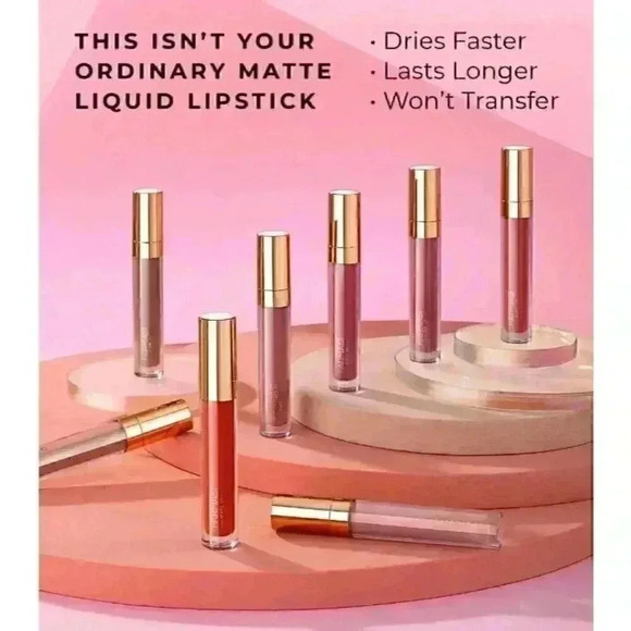 FARMASI VFX Elite Matte Liquid Lipstick Soft Violet 05 Long‎ Lasting - Picture 3 of 3